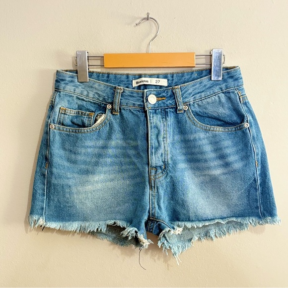 Bluenotes Demin VINTAGE BOYFRIEND SHORT 2” Inseam w Button Up Fly - Picture 1 of 11